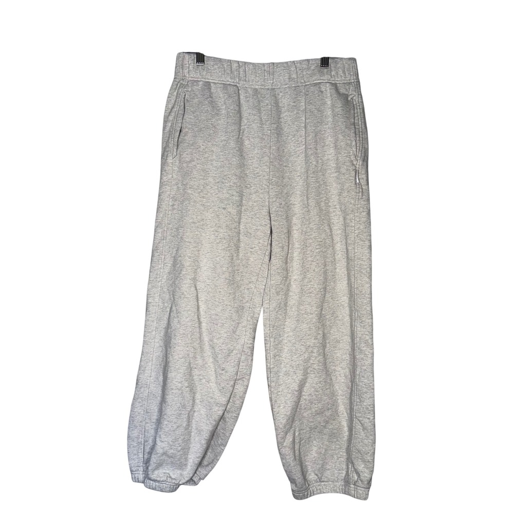 Le Bon Shoppe Balloon Sweatpants Women Large Grey Excellent Cotton Joggers